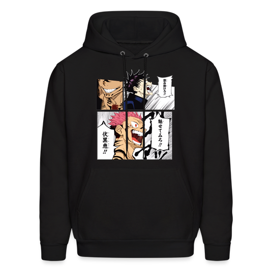 Sukuna Vs. Mugumi Premium Jujutsu Kaisen Manga Hoodie Sweatshirt - black