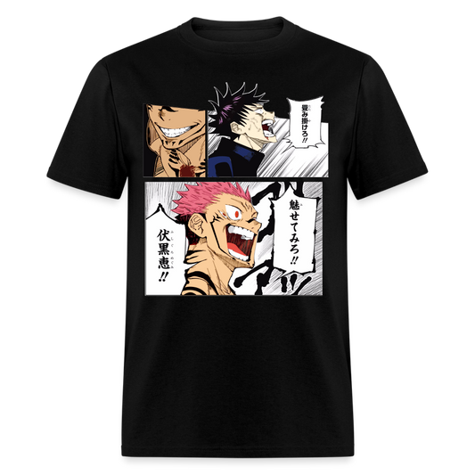 Sukuna Vs. Mugumi Premium Jujutsu Kaisen Manga T-Shirt - black