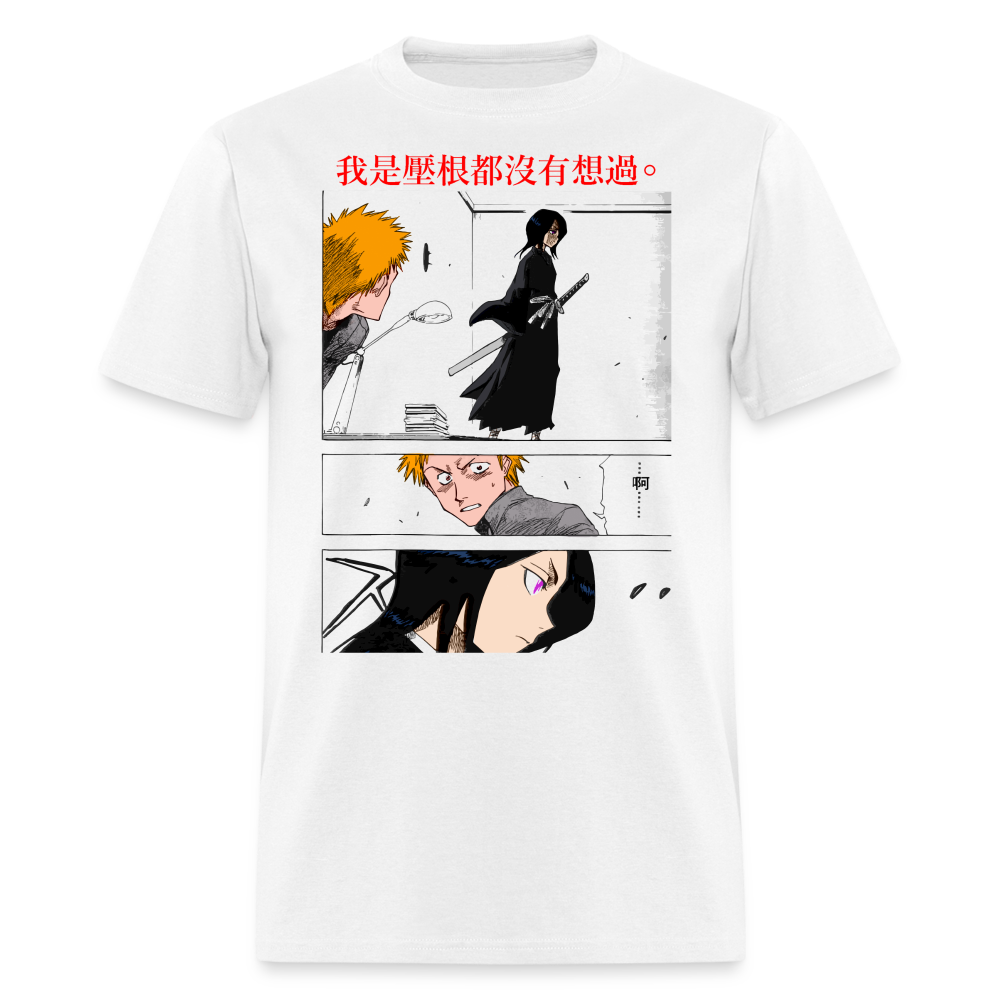 Ichigo Meets Rukia Premium Bleach Manga T-Shirt - white