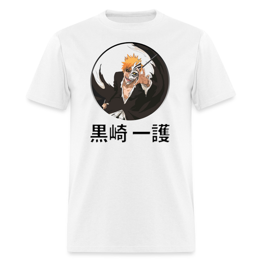 Ichigo Bleach Katakana Anime T-Shirt - white
