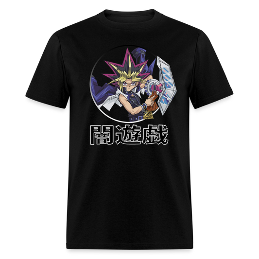 Dark Yugi Yu-Gi-Oh! Katakana Anime T-Shirt - black