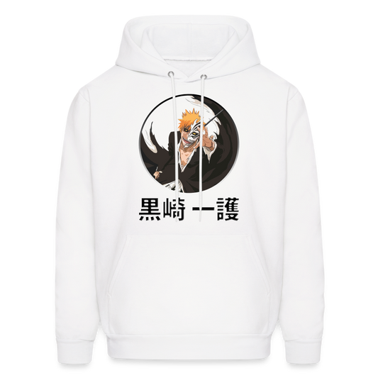 Ichigo Bleach Katakana Anime Hoodie Sweatshirt - white