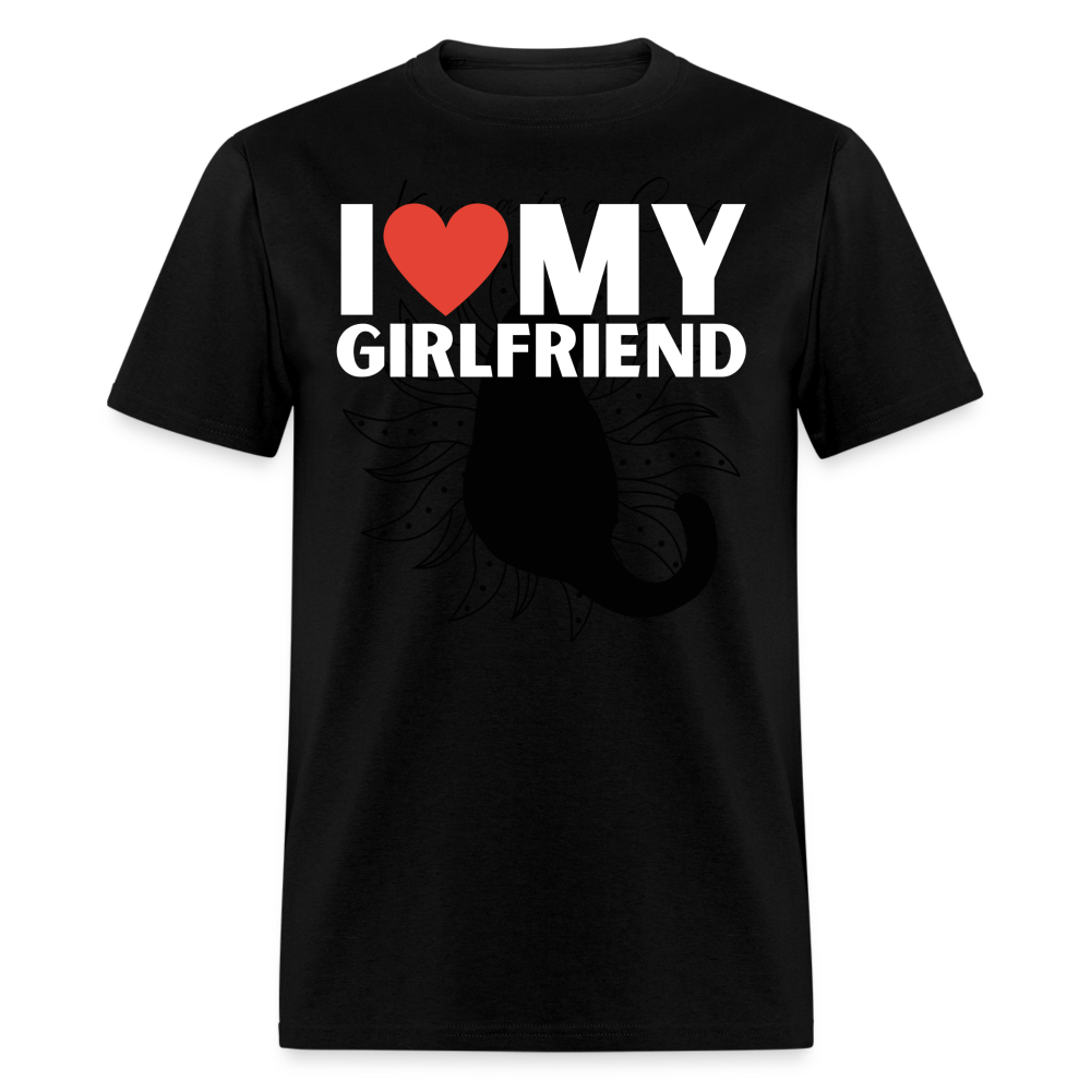 I Love My Girlfriend Unisex Classic T-Shirt - black