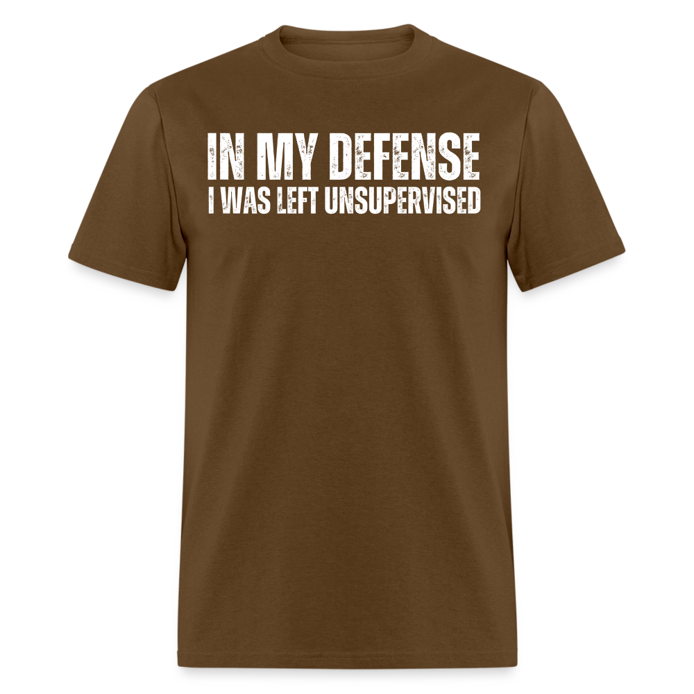 In My Defense Unisex Classic T-Shirt - brown