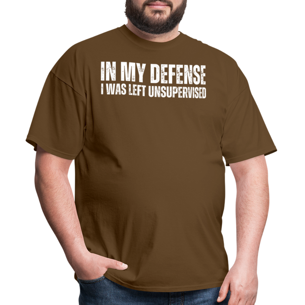 In My Defense Unisex Classic T-Shirt - brown
