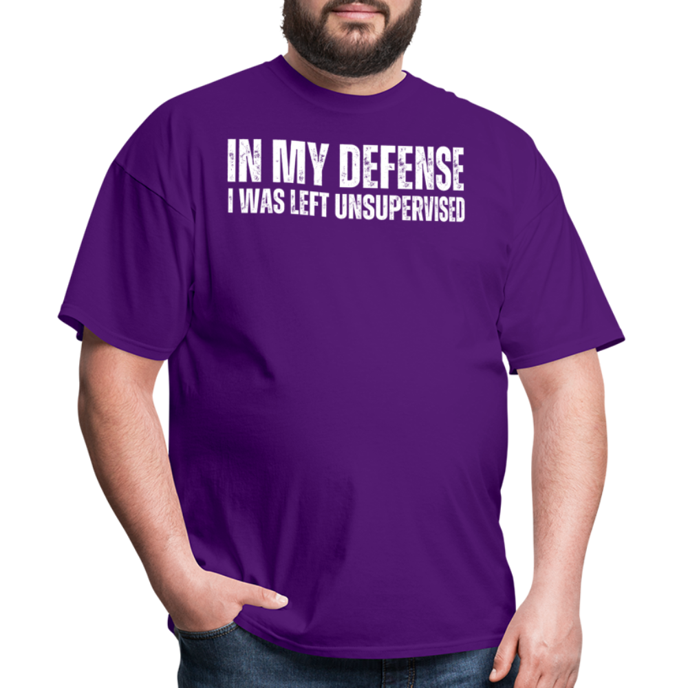 In My Defense Unisex Classic T-Shirt - purple