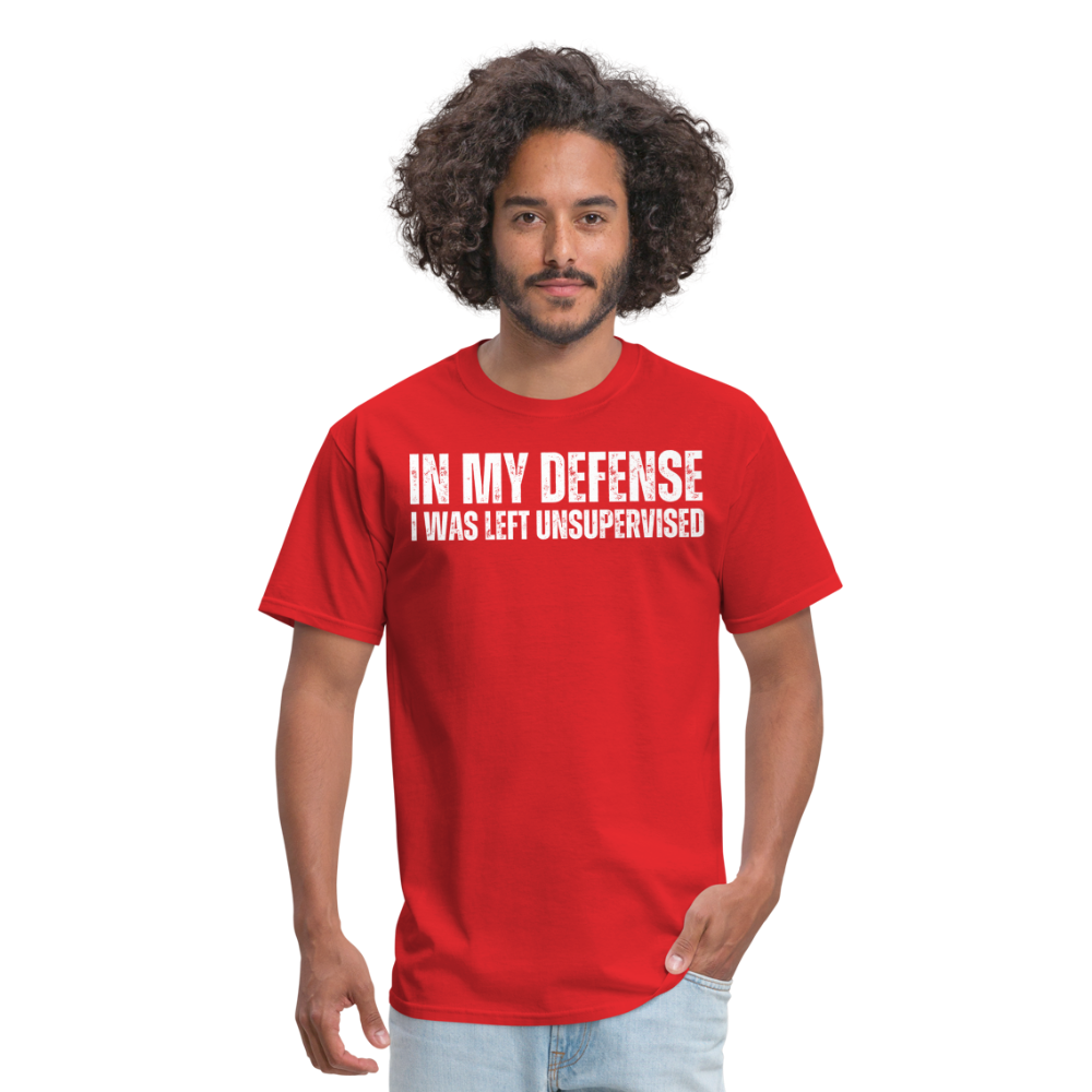 In My Defense Unisex Classic T-Shirt - red
