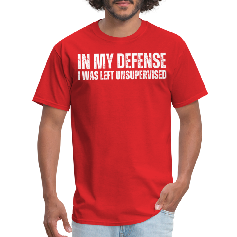 In My Defense Unisex Classic T-Shirt - red