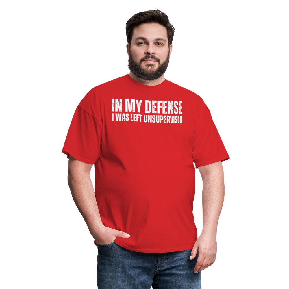 In My Defense Unisex Classic T-Shirt - red