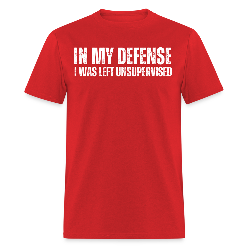 In My Defense Unisex Classic T-Shirt - red