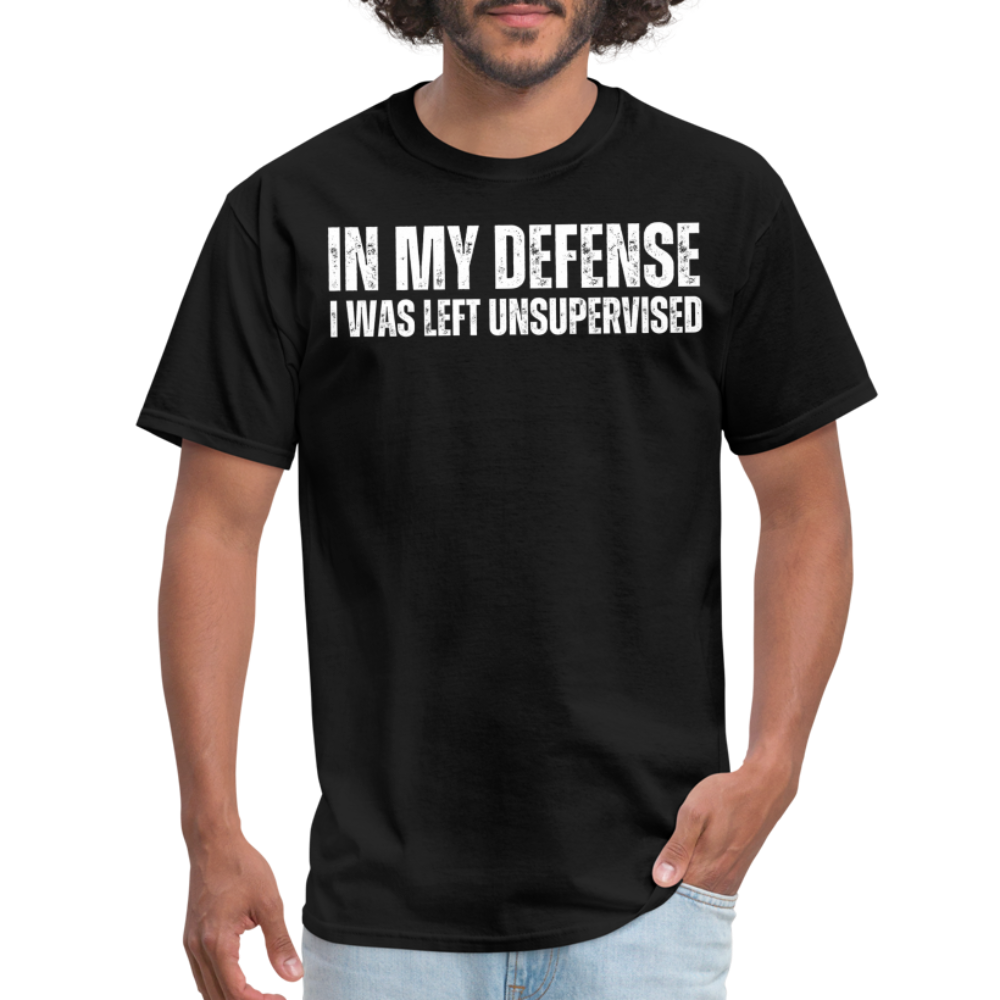 In My Defense Unisex Classic T-Shirt - black