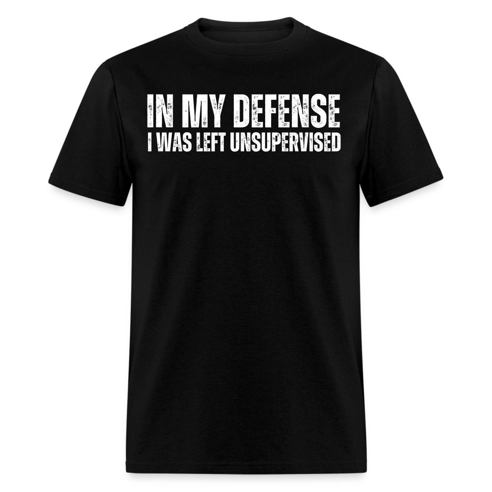 In My Defense Unisex Classic T-Shirt - black