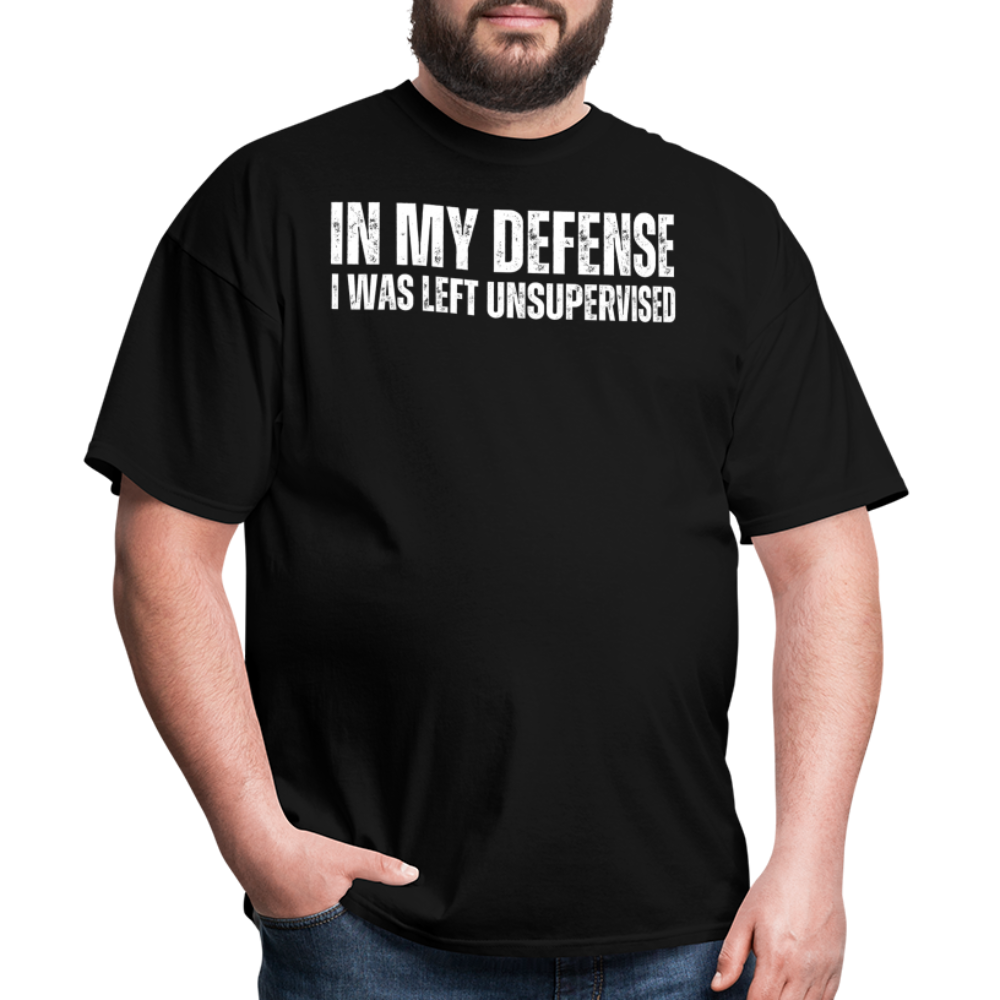 In My Defense Unisex Classic T-Shirt - black