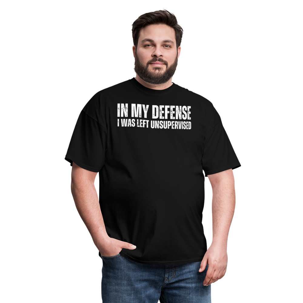 In My Defense Unisex Classic T-Shirt - black