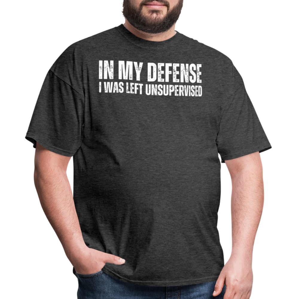 In My Defense Unisex Classic T-Shirt - heather black
