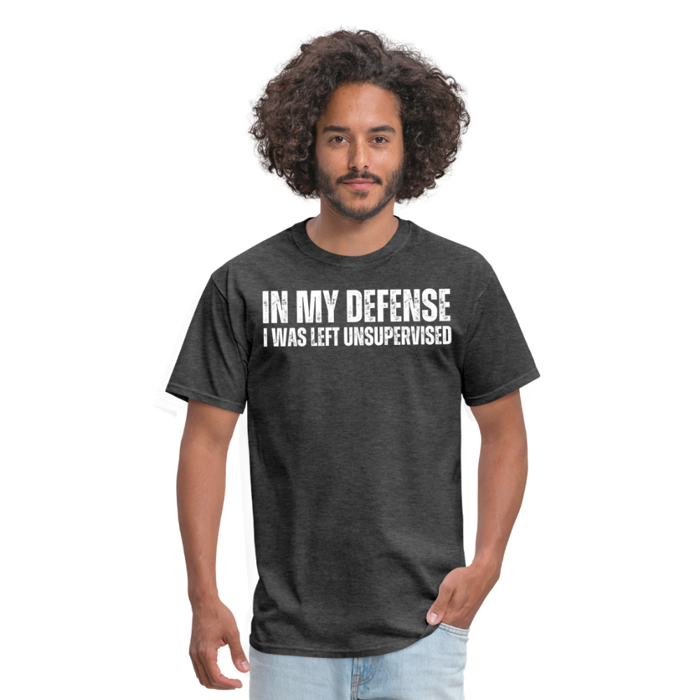 In My Defense Unisex Classic T-Shirt - heather black