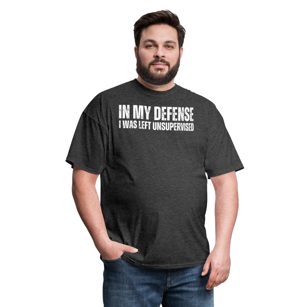 In My Defense Unisex Classic T-Shirt - heather black