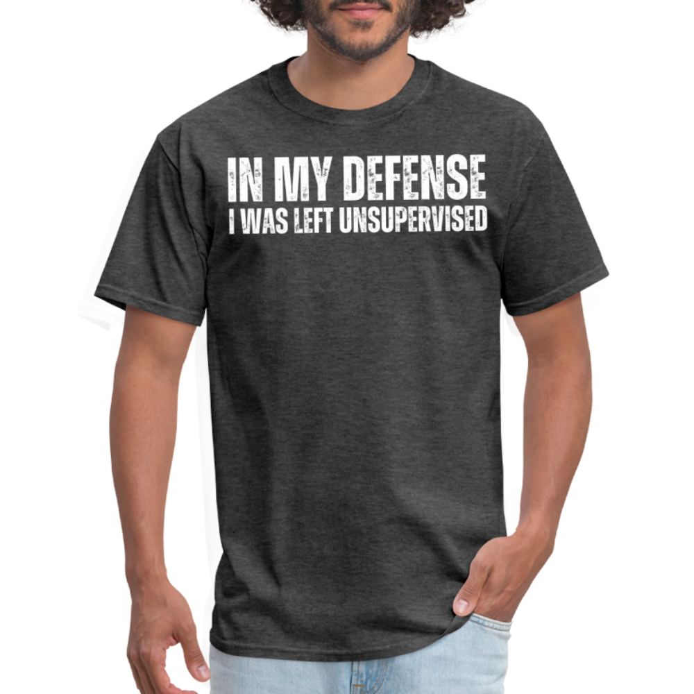 In My Defense Unisex Classic T-Shirt - heather black