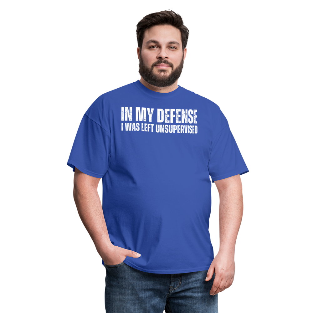 In My Defense Unisex Classic T-Shirt - royal blue