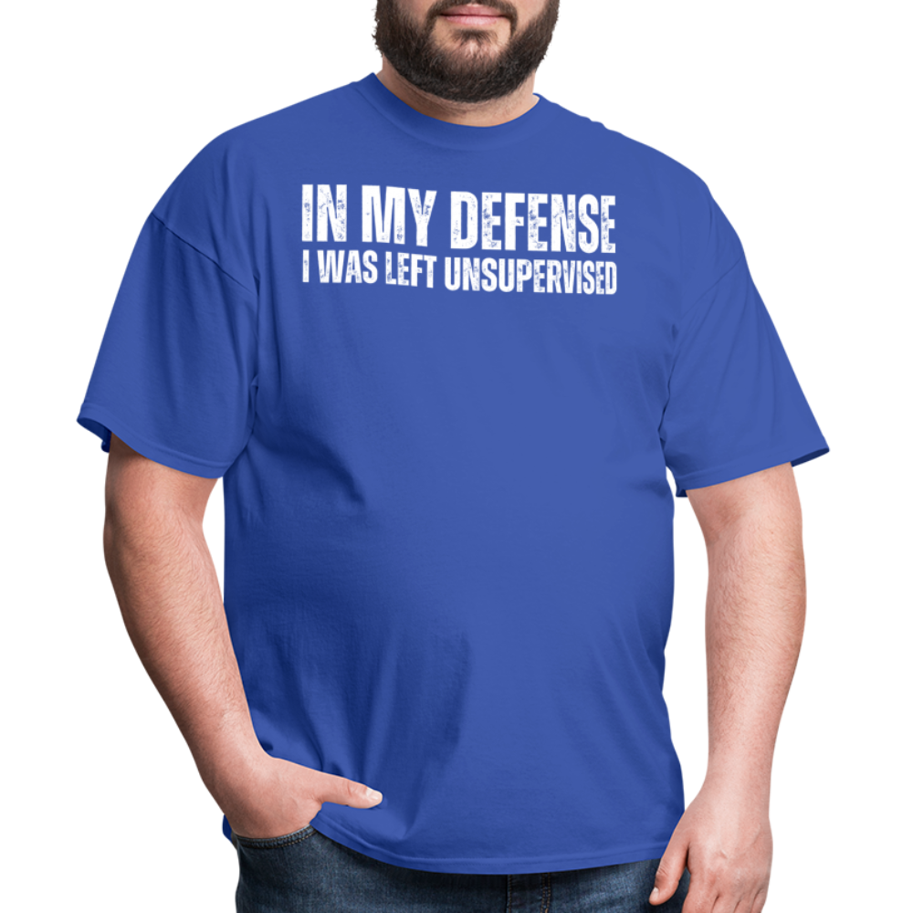In My Defense Unisex Classic T-Shirt - royal blue