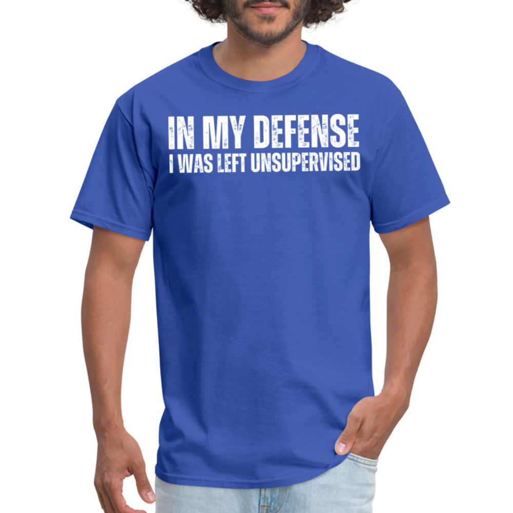In My Defense Unisex Classic T-Shirt - royal blue