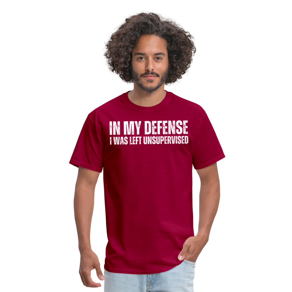 In My Defense Unisex Classic T-Shirt - dark red