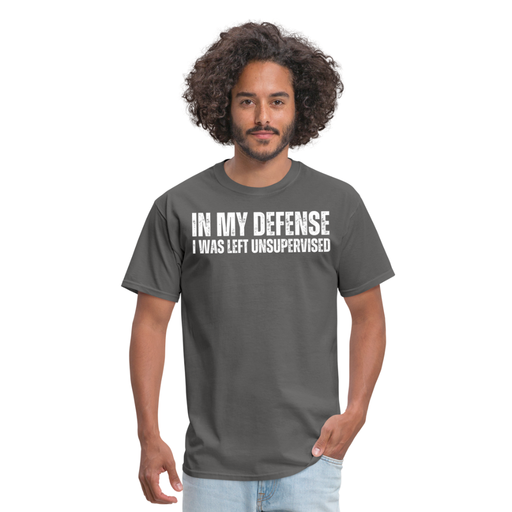 In My Defense Unisex Classic T-Shirt - charcoal