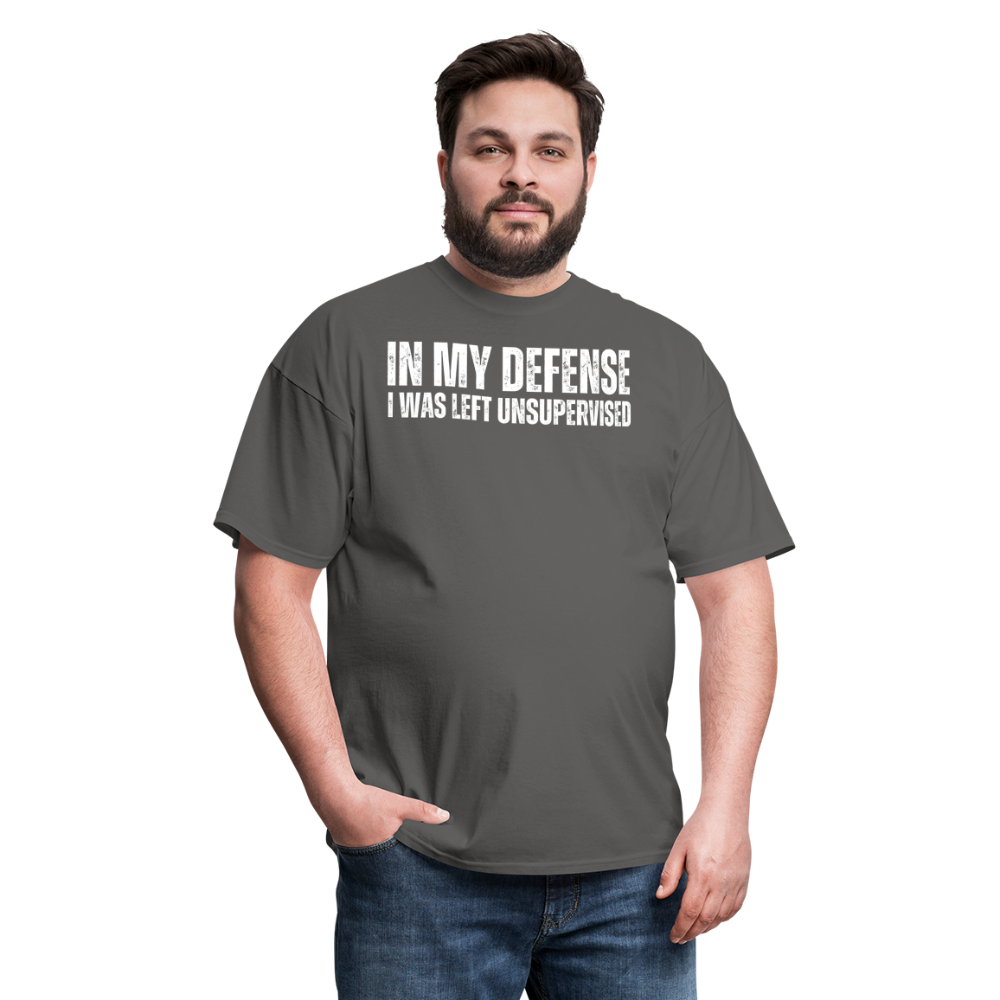 In My Defense Unisex Classic T-Shirt - charcoal