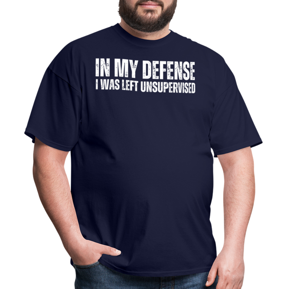 In My Defense Unisex Classic T-Shirt - navy
