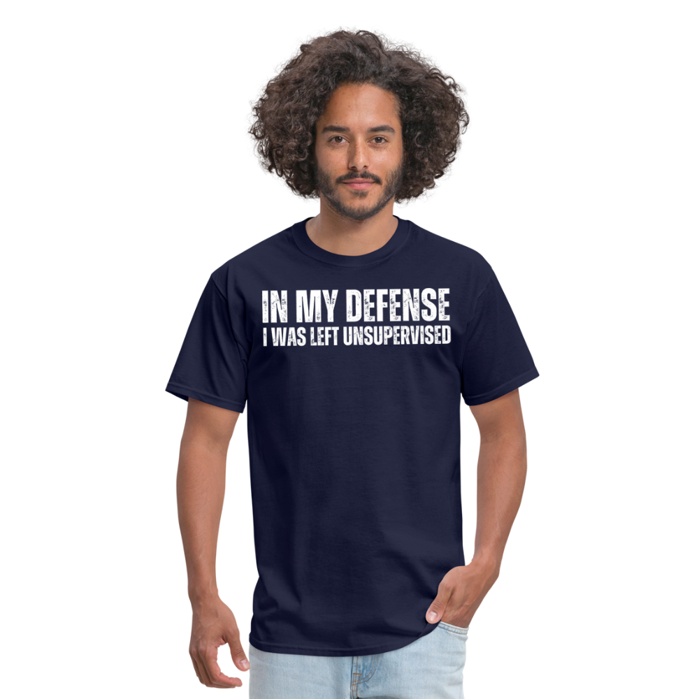 In My Defense Unisex Classic T-Shirt - navy