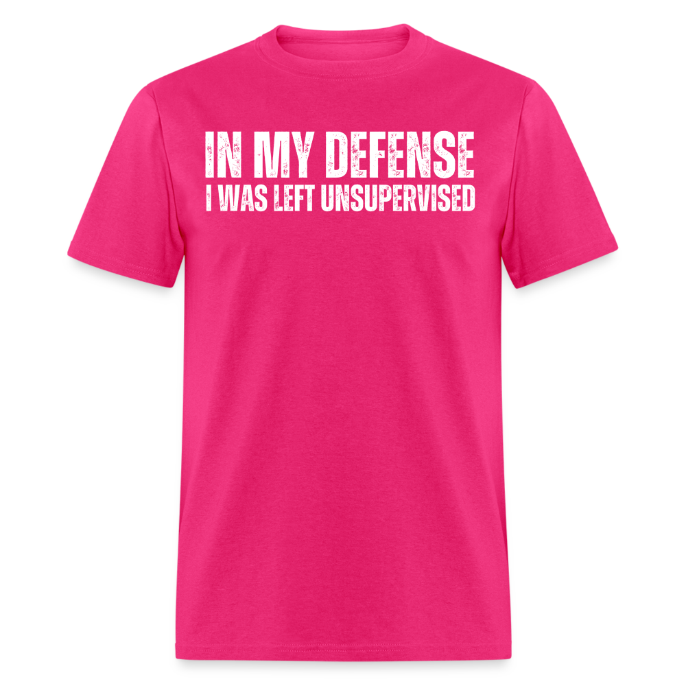 In My Defense Unisex Classic T-Shirt - fuchsia