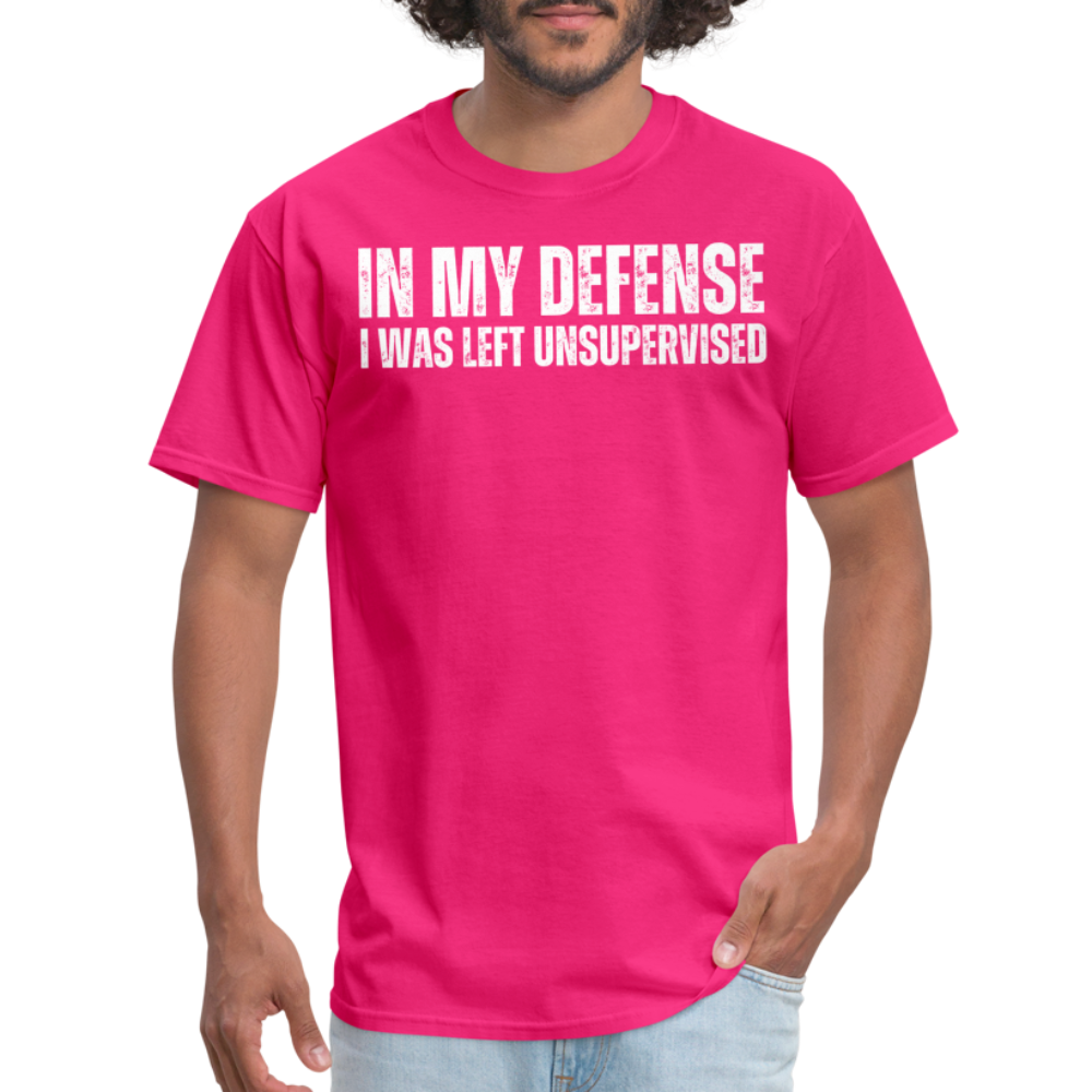 In My Defense Unisex Classic T-Shirt - fuchsia
