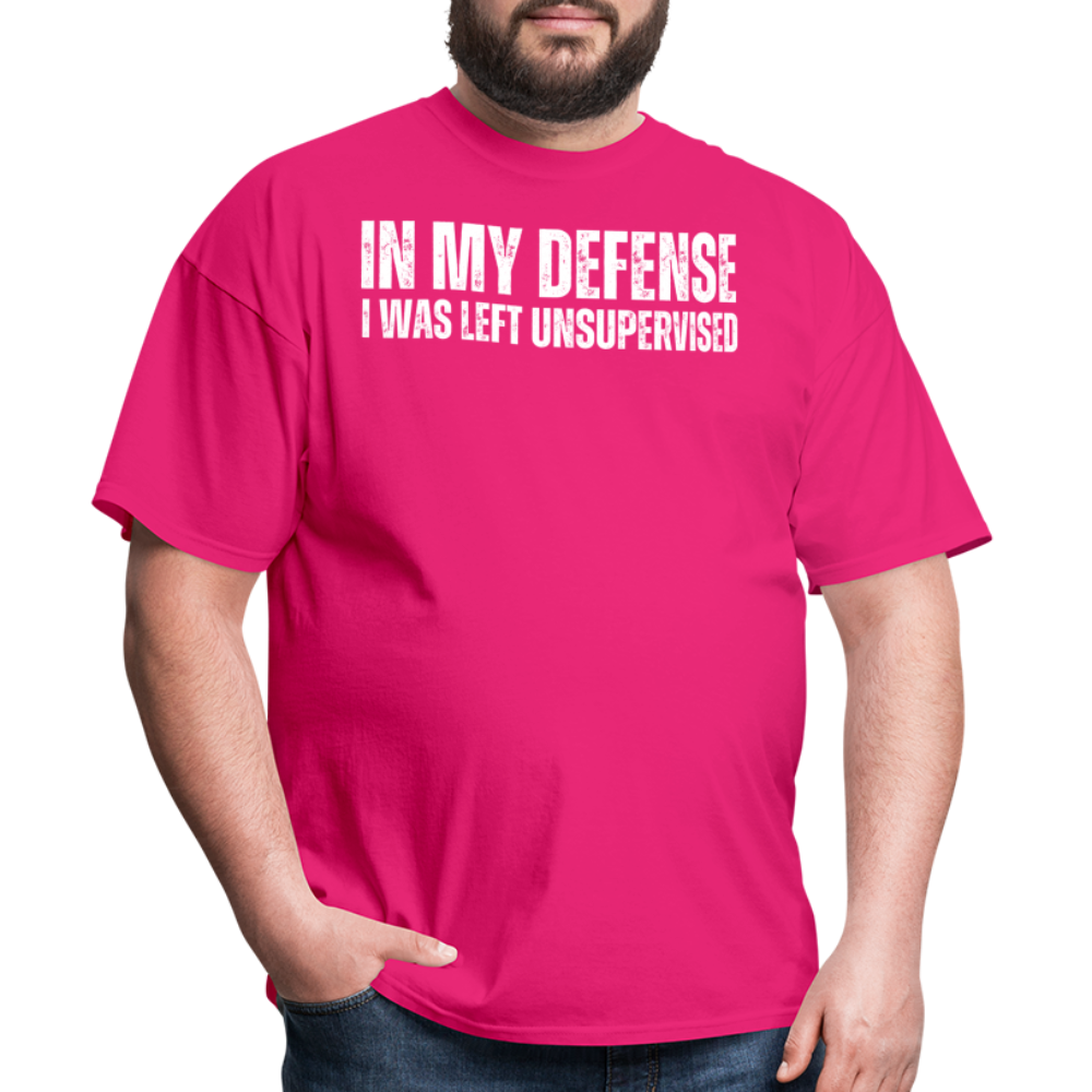 In My Defense Unisex Classic T-Shirt - fuchsia