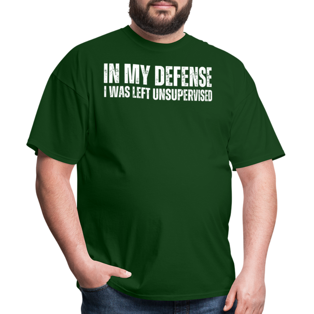 In My Defense Unisex Classic T-Shirt - forest green