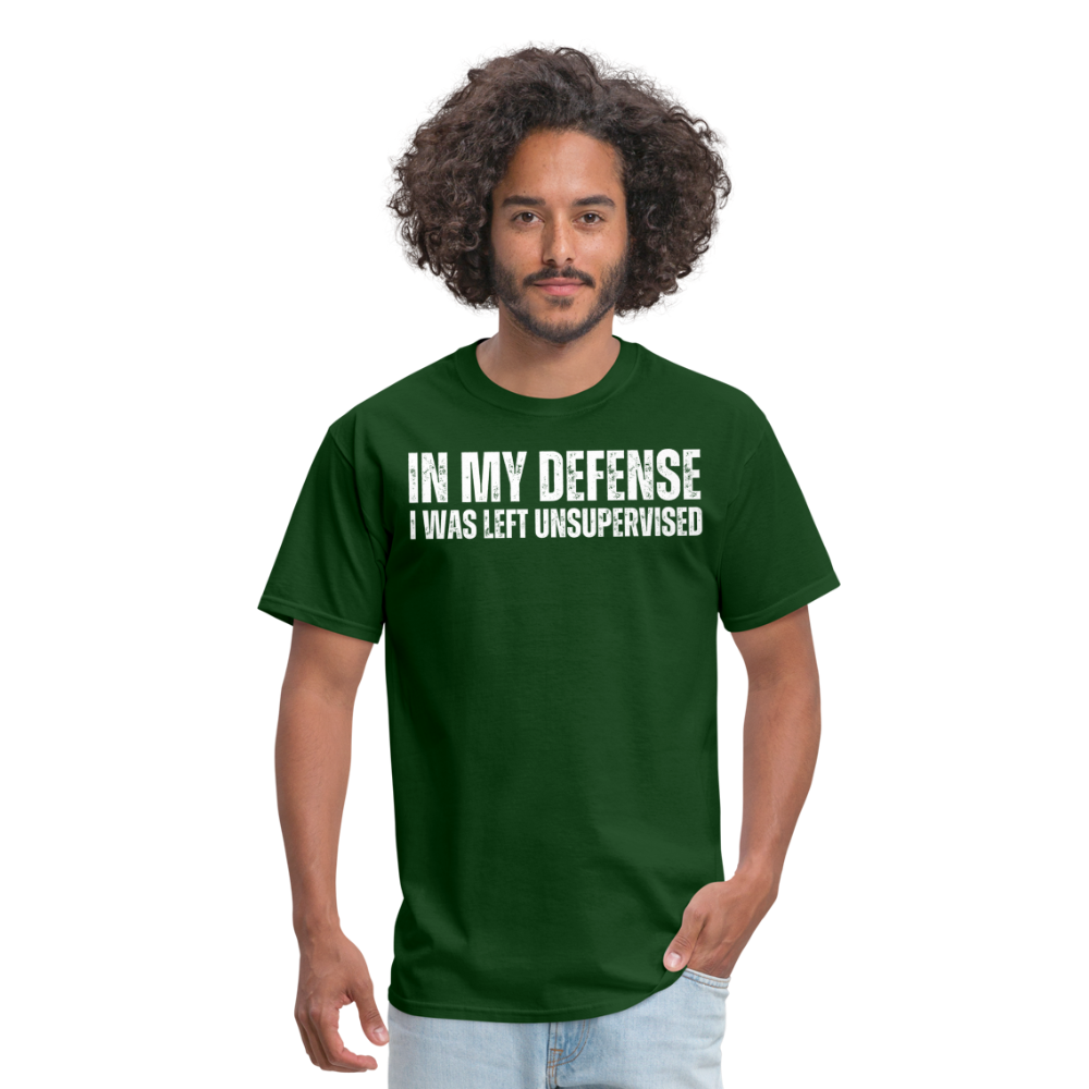 In My Defense Unisex Classic T-Shirt - forest green