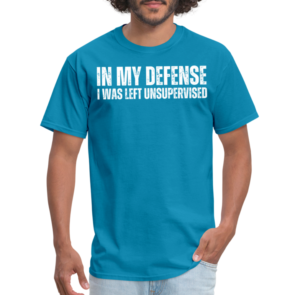 In My Defense Unisex Classic T-Shirt - turquoise
