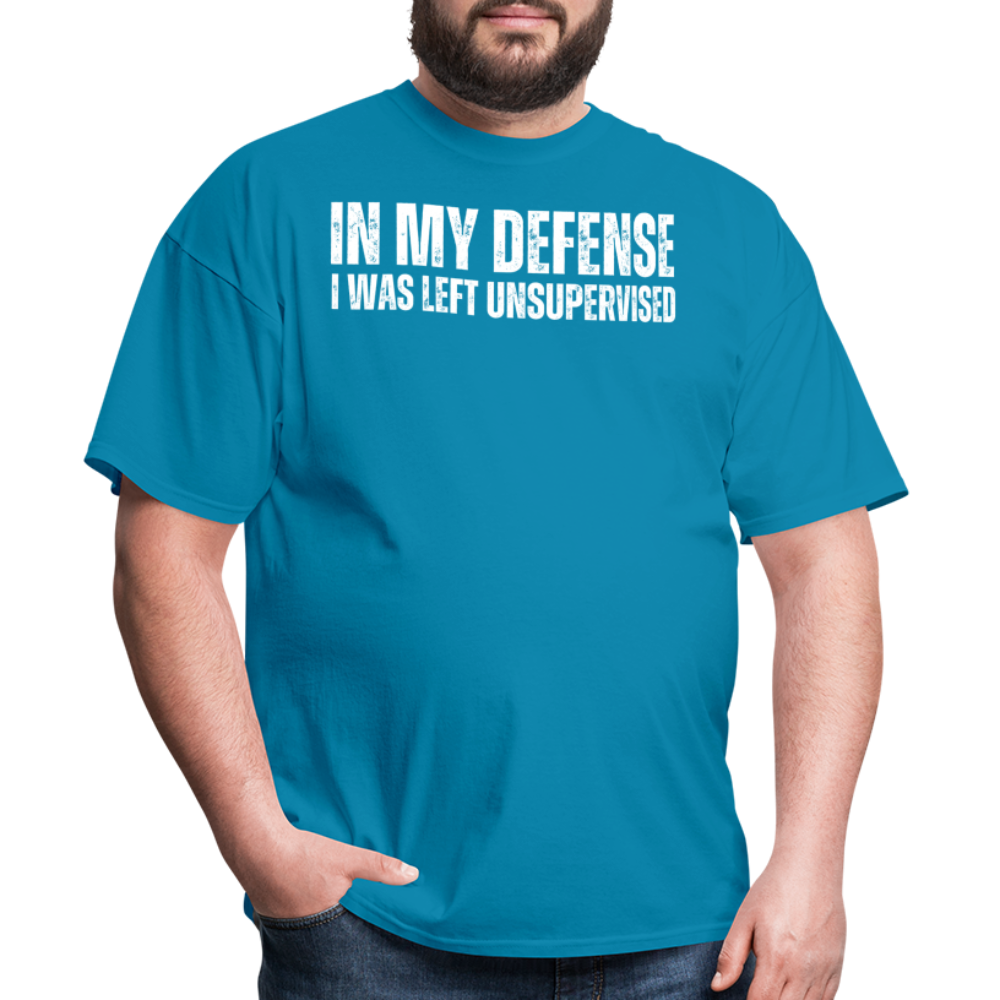 In My Defense Unisex Classic T-Shirt - turquoise