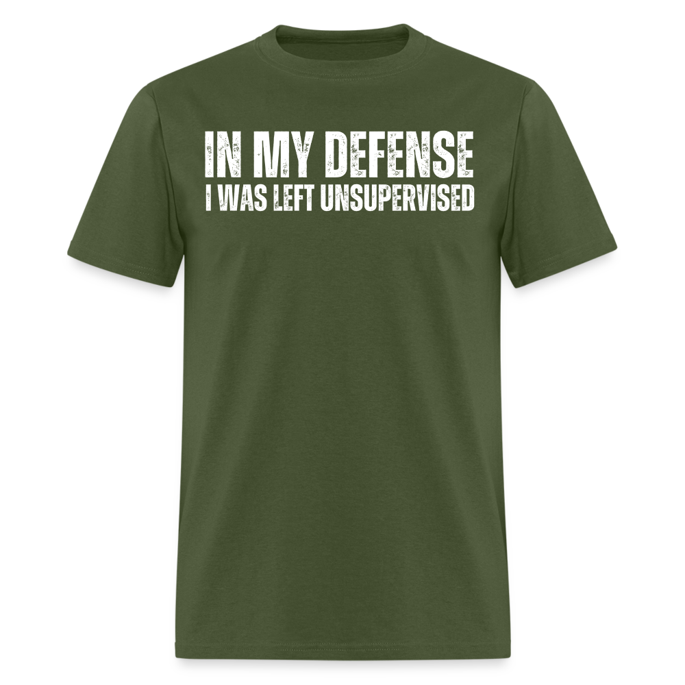 In My Defense Unisex Classic T-Shirt - military green