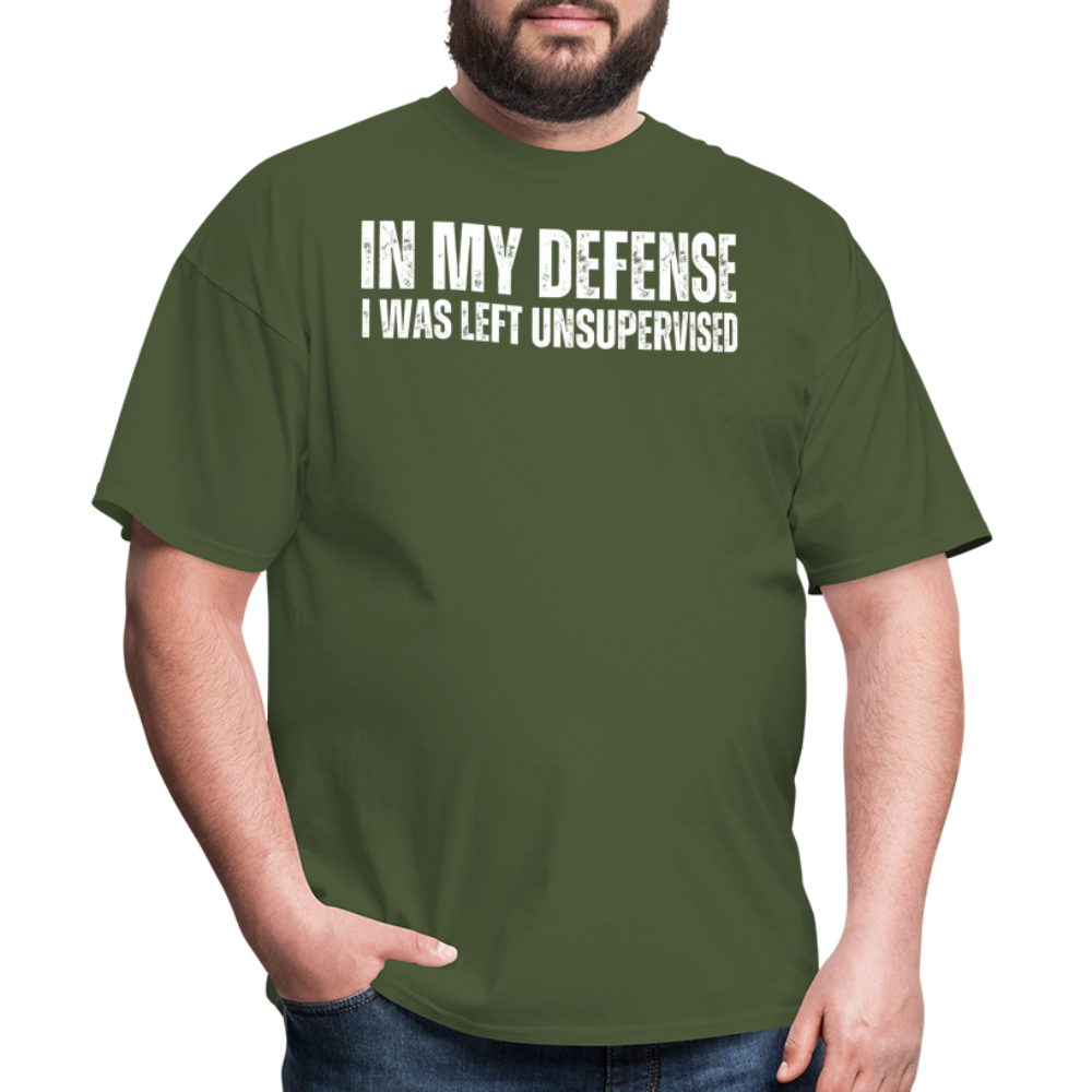 In My Defense Unisex Classic T-Shirt - military green