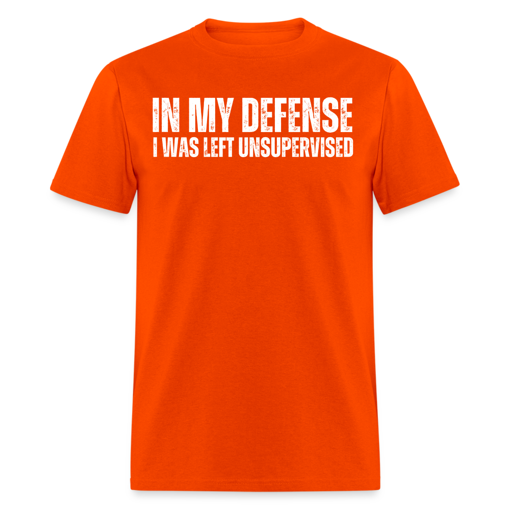 In My Defense Unisex Classic T-Shirt - orange