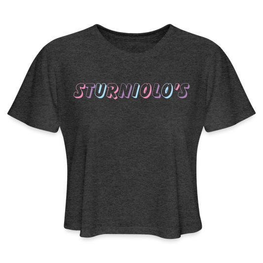Sturniolo Triplets Women's Crop Top - deep heather