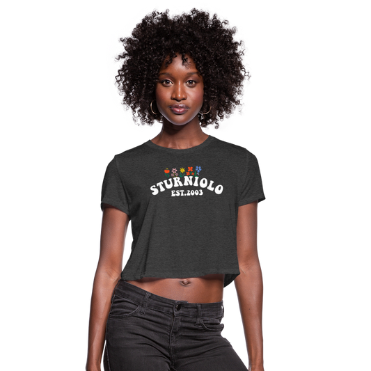 Sturniolo Triplets Women's Crop Top T-Shirt - deep heather