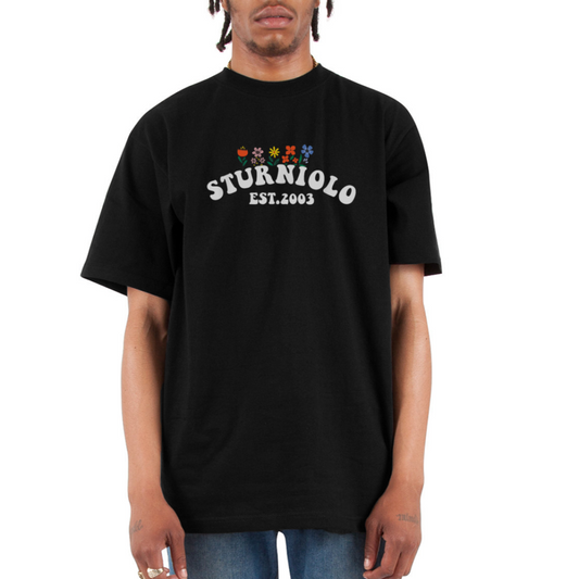 Sturniolo Triplets Unisex Oversized Heavyweight T-Shirt - black