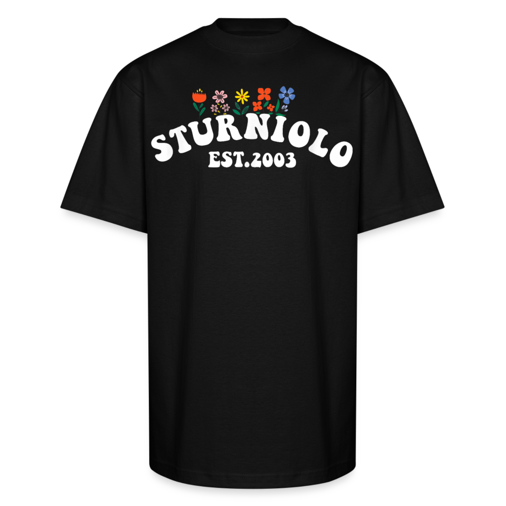 Sturniolo Triplets Unisex Oversized Heavyweight T-Shirt - black
