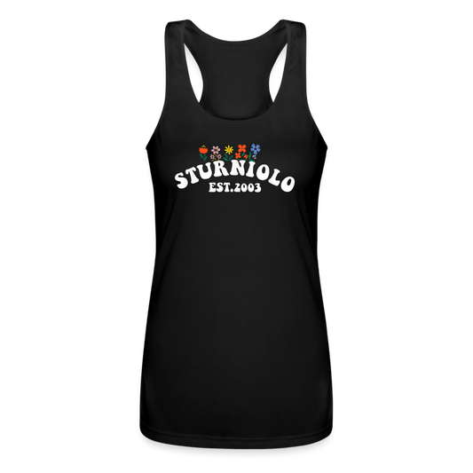 Sturniolo Triplets Women’s Performance Racerback Tank - black