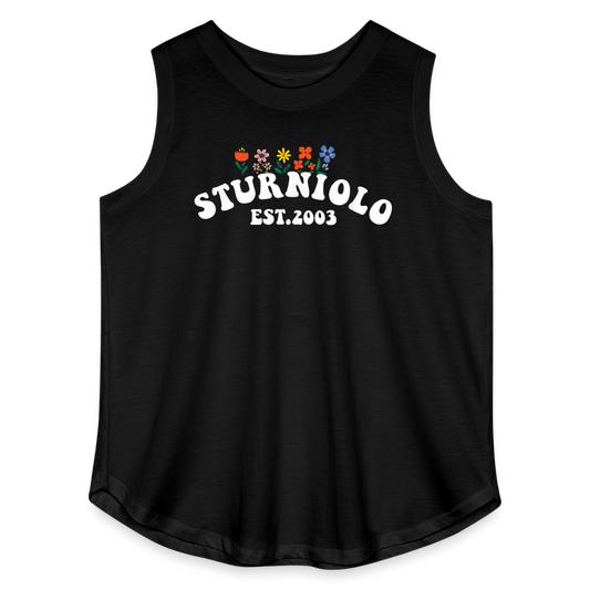 Sturniolo Triplets Women's Curvy Relaxed Tank - black