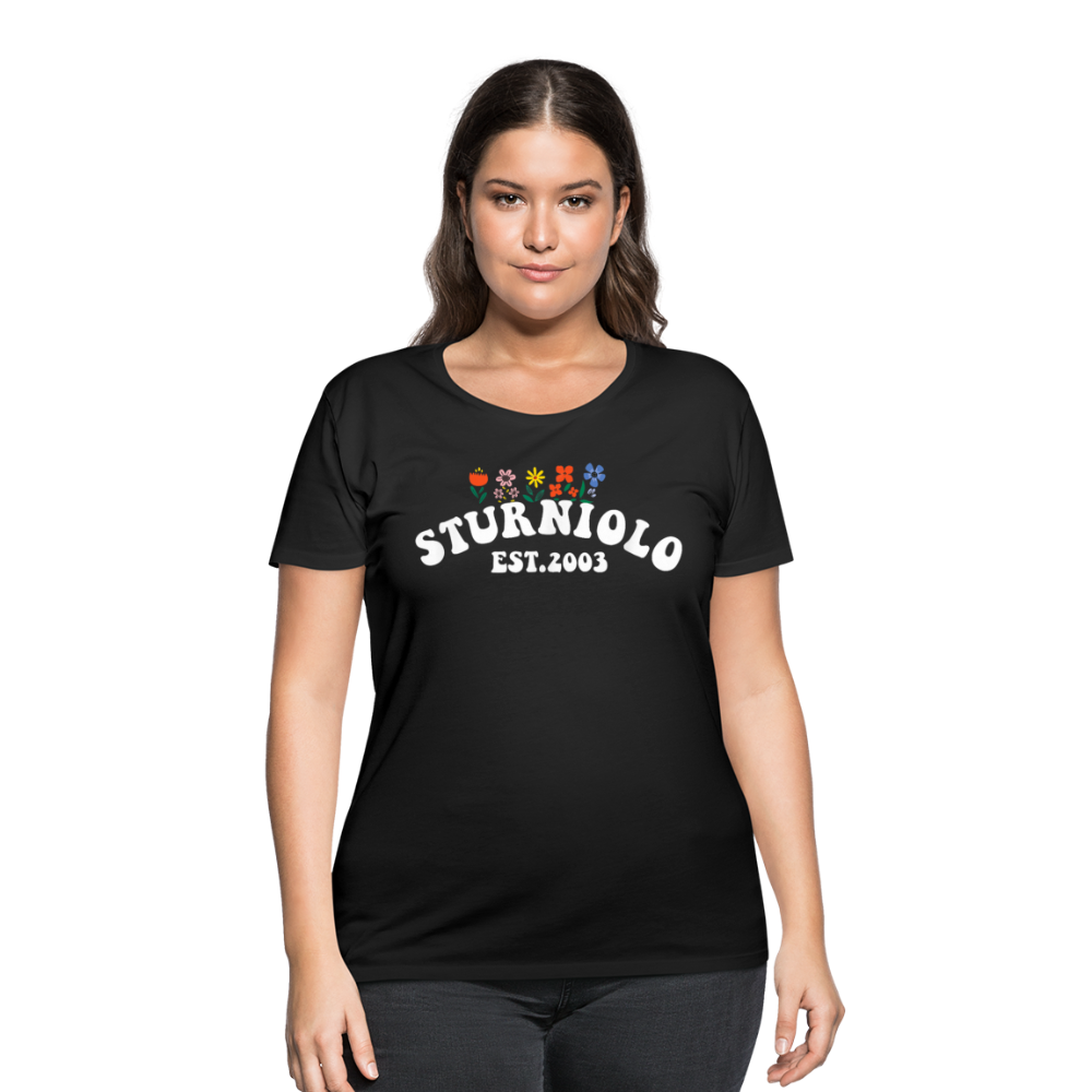 Sturniolo Triplets Women’s Curvy T-Shirt - black