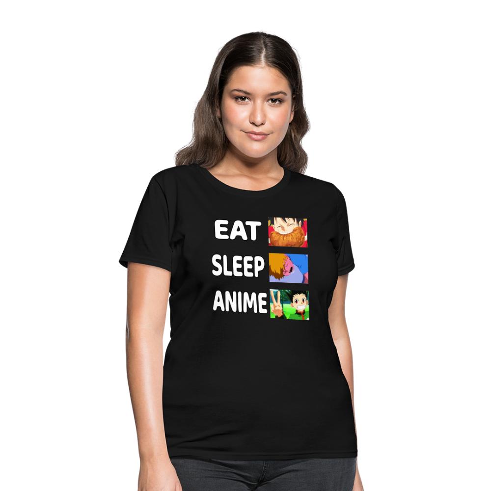 Eat Sleep Anime Funny Women's T-Shirt
