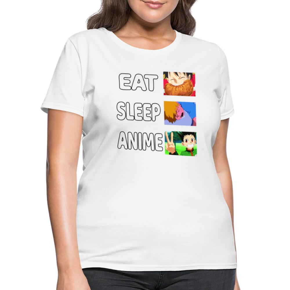Eat Sleep Anime Funny Women's T-Shirt