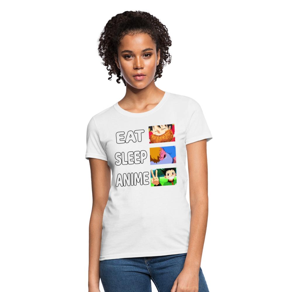 Eat Sleep Anime Funny Women's T-Shirt
